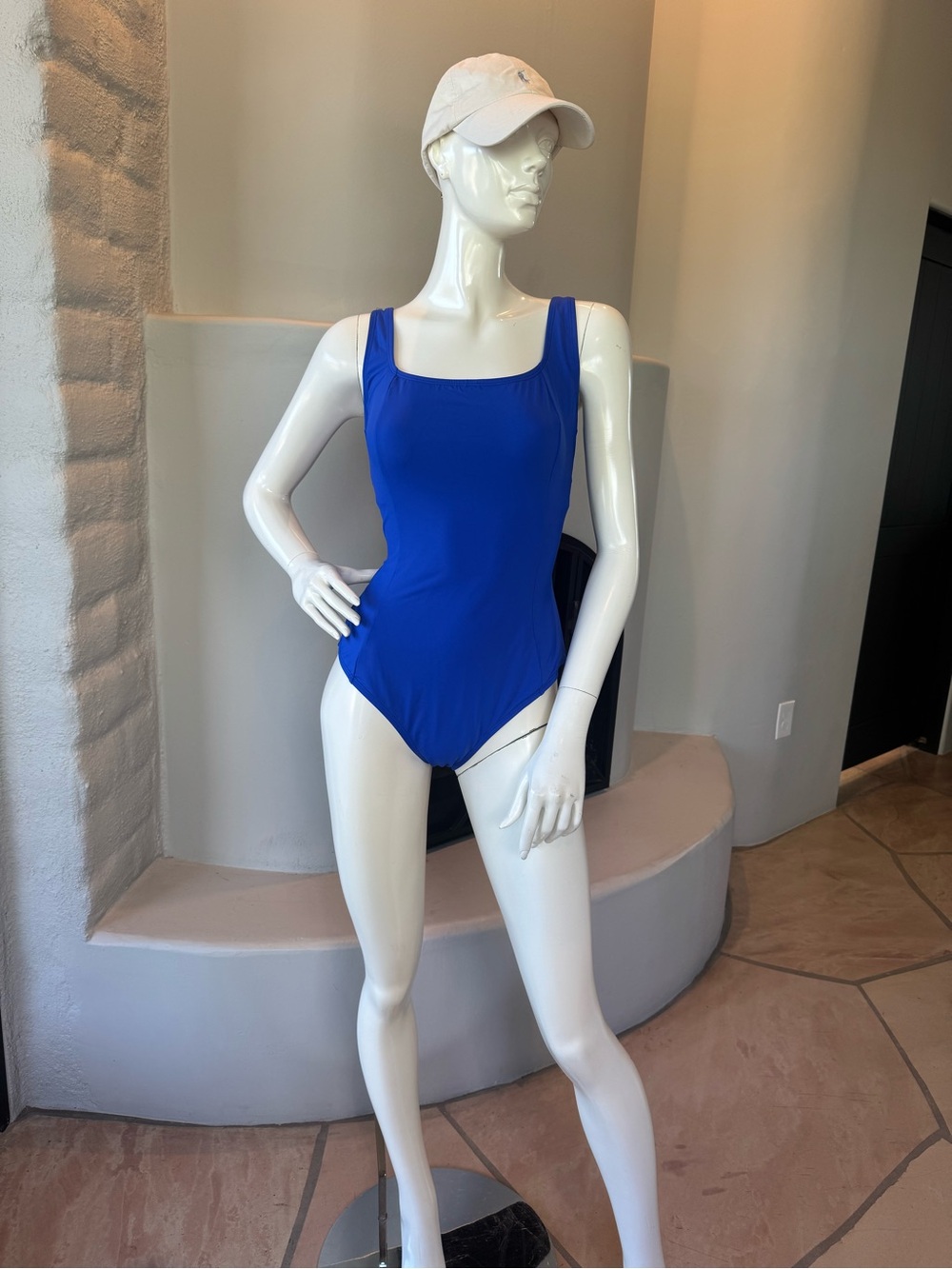 Classic women’s One-Piece Swimsuit in Royal Blue